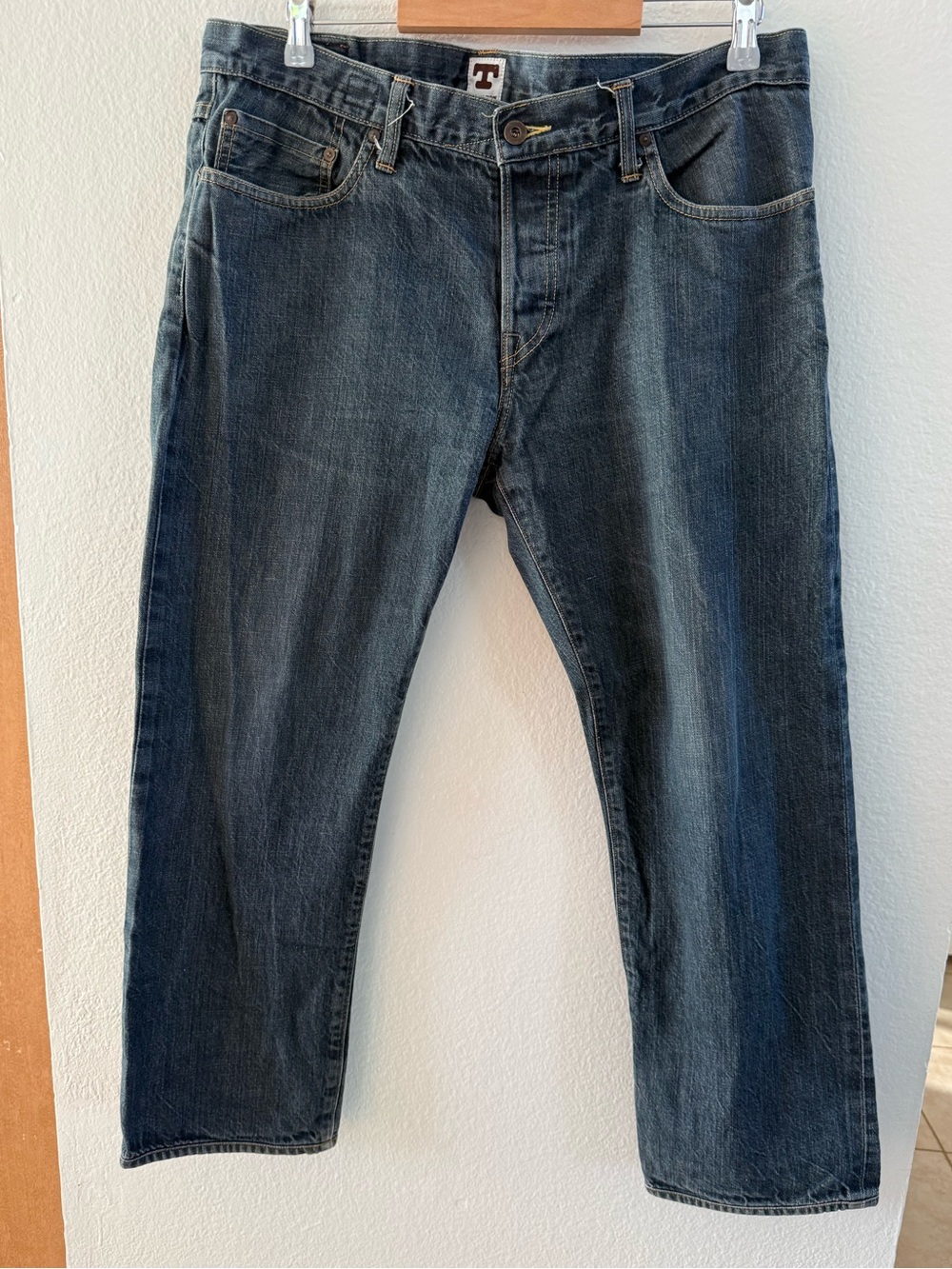 RARE Ltd Ed Tellason White Oak Cone Denim Jeans 48/200 Double Ring Spun USA